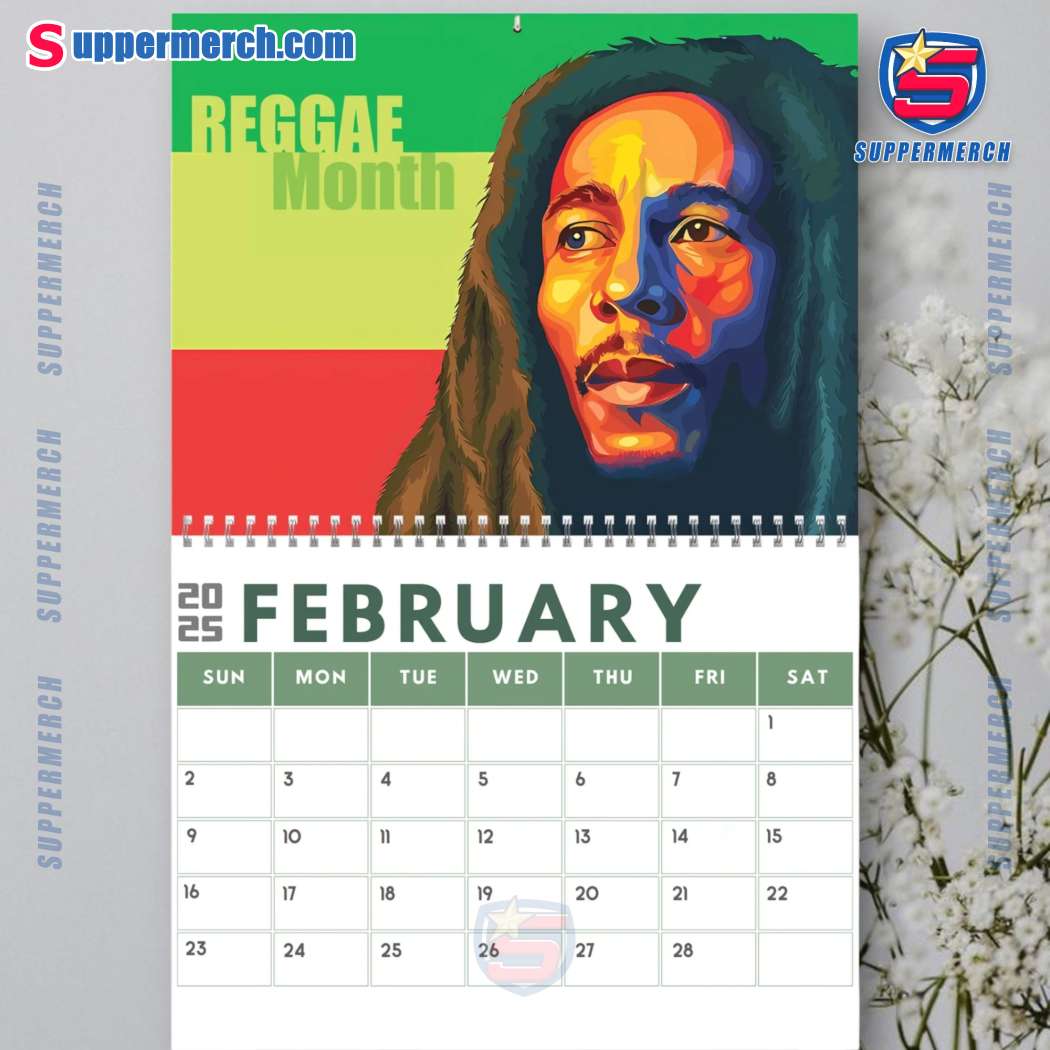 Bob Marley Wall Hanging Calendar 2025-b c7Pn02H
