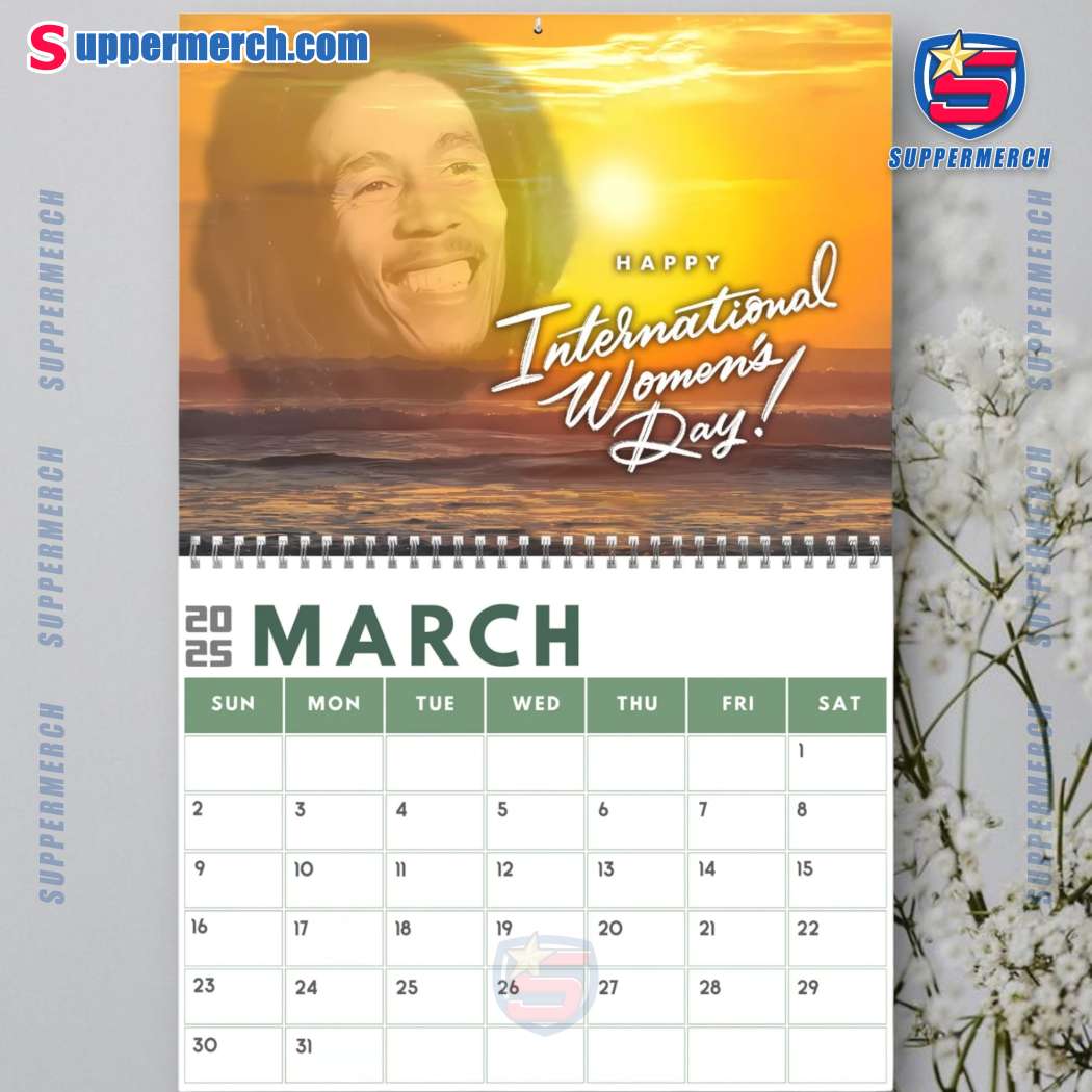 Bob Marley Wall Hanging Calendar 2025-c o23rdhm