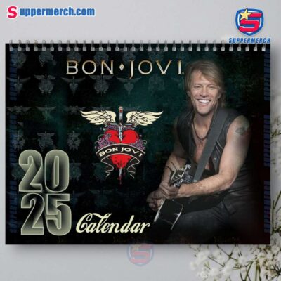 Bon Jovi Wall Hanging Calendar 2025-a SI3ap4x