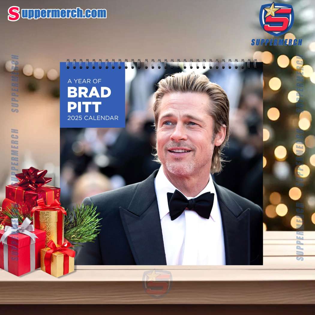 Brad Pitt Actor Wall Hanging Calendar 2025-a SGmbklh