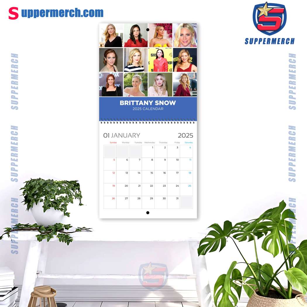 Brittany Snow Actor Wall Hanging Calendar 2025-b TRdIlPo
