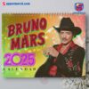 Bruno Mars Wall Hanging Calendar 2025-a PVzB3X5