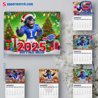 Buffalo Bills Wall Hanging Calendar 2025 O54sx6R