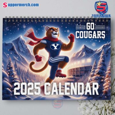 Byu Cougars Wall Hanging Calendar 2025-a VWjcP08