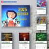 Caroline Wall Hanging Calendar 2025 6NTEzpj