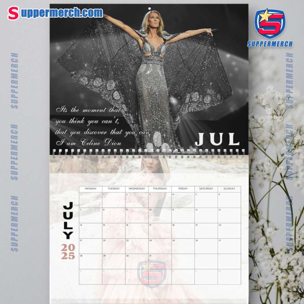 Celine Dion Wall Hanging Calendar 2025-z bBhWG5J