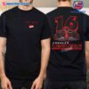 Charles Leclerc 16 Signature Formula One F1 Double Sided Print T-Shirt Tee Men Women-a RcedNuw
