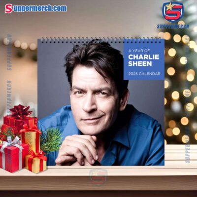 Charlie Sheen Actor Wall Hanging Calendar 2025-a 6EGp5wW