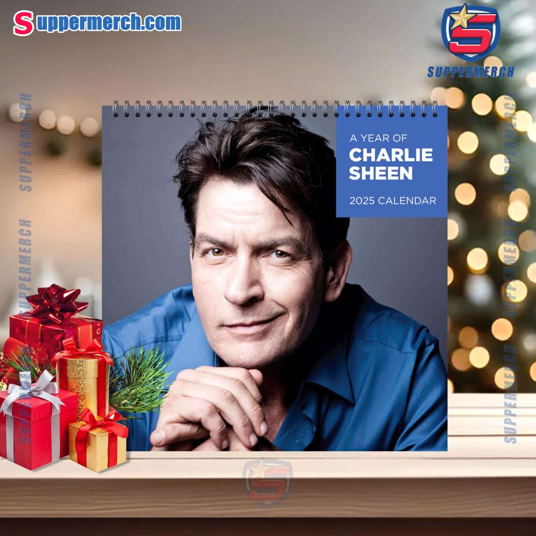 Charlie Sheen Actor Wall Hanging Calendar 2025-a 6EGp5wW