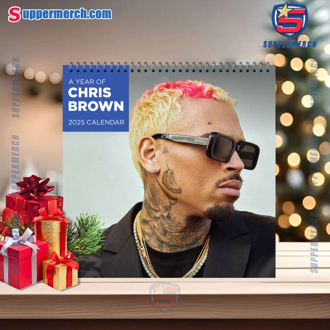 Chris Brown Singer Wall Hanging Calendar 2025-a sJvae8y