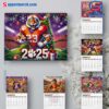 Clemson Tigers Wall Hanging Calendar 2025 GhzpwCB