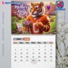 Clemson Tigers Wall Hanging Calendar 2025-z AX42m9b