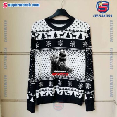 Cocaine Monster Cookie Monster Ugly Christmas Sweater-a IP8iBeY