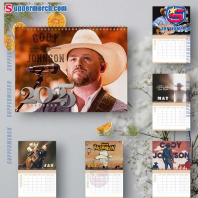 Cody Johnson Wall Hanging Calendar 2025 cdix6Rp