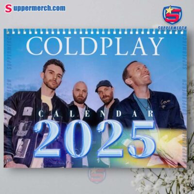 Coldplay Wall Hanging Calendar 2025-a EDowWJP