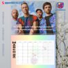 Coldplay Wall Hanging Calendar 2025-x vnc245w