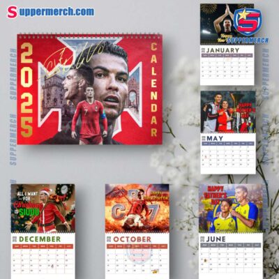 Cristiano Ronaldo Wall Hanging Calendar 2025 cds9Af0