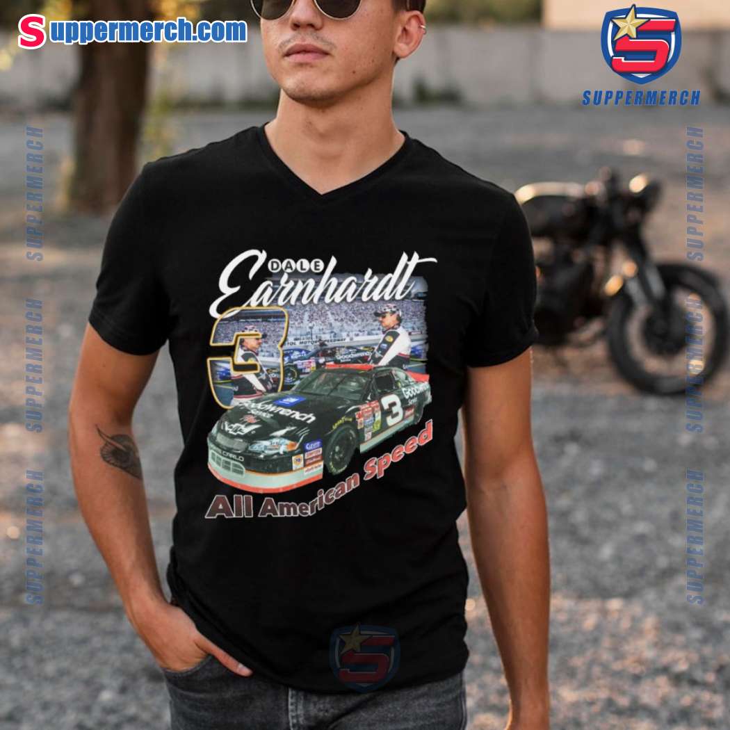 Dale Earnhardt All American Speed Graphic Unisex Daily Wear T-shirt-b vjxDIyz