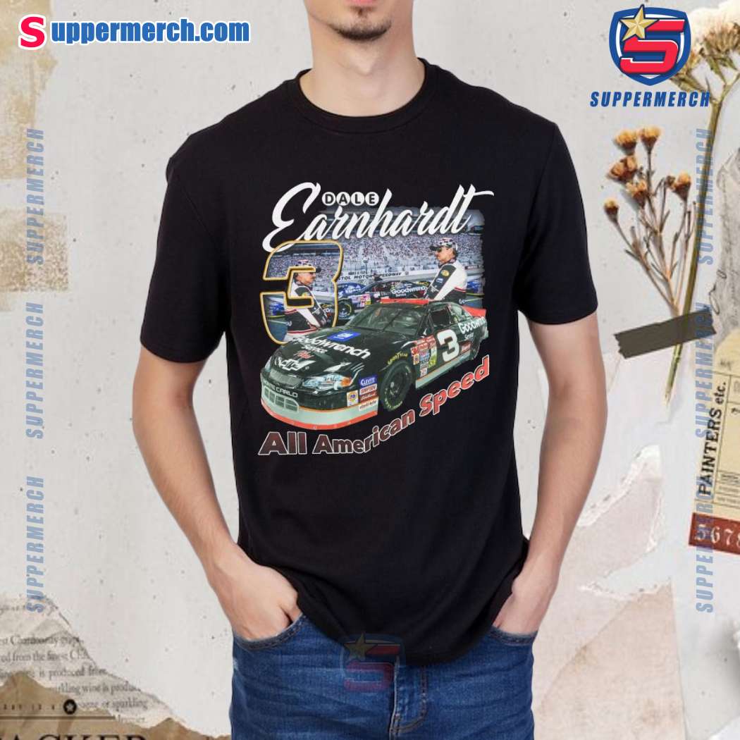 Dale Earnhardt All American Speed Graphic Unisex Daily Wear T-shirt 8HeD0RO