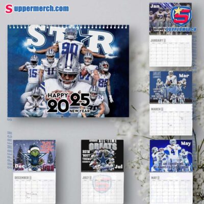 Dallas Cowboys Wall Hanging Calendar 2025 prIH7EL