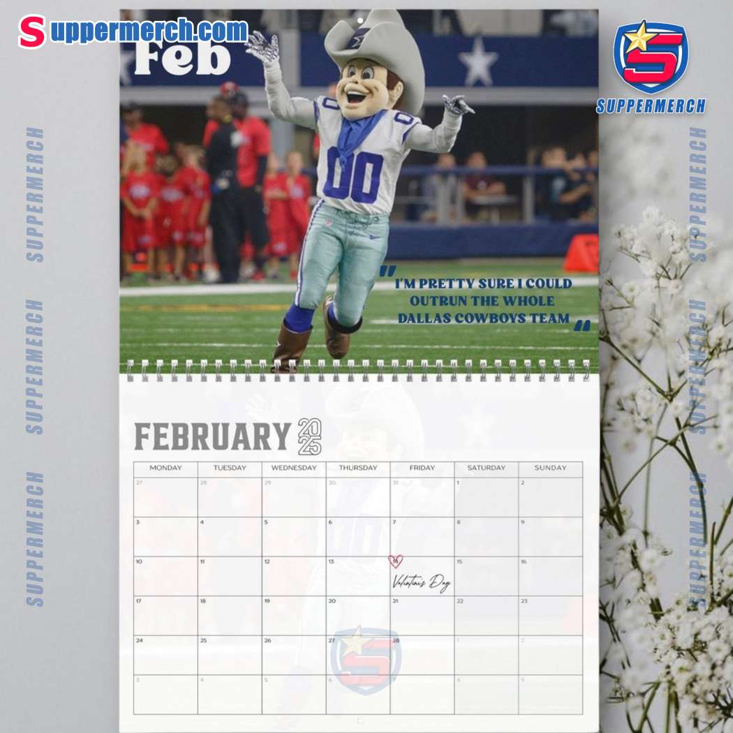 Dallas Cowboys Wall Hanging Calendar 2025-c emwTuXS