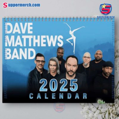 Dave Matthews Band Music Wall Hanging Calendar 2025-a p4P26rk