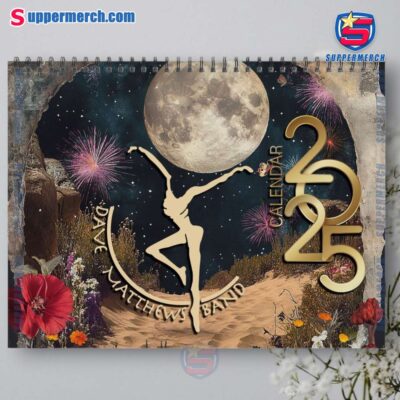 Dave Matthews Band Wall Hanging Calendar 2025 VgsCwTZ