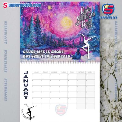 Dave Matthews Band Wall Hanging Calendar 2025-a DvBkFo2