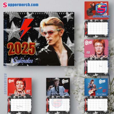David Bowie Wall Hanging Calendar 2025 X9YETgm
