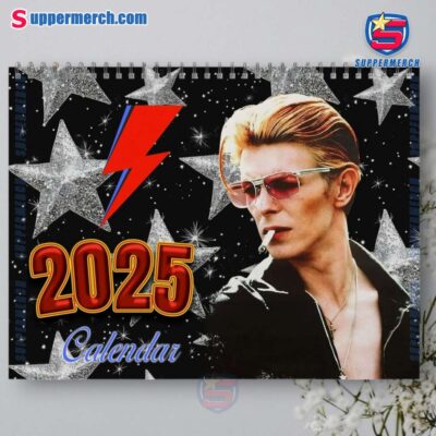 David Bowie Wall Hanging Calendar 2025-a IzaxDif