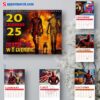 Deadpool And Wolverine Wall Hanging Calendar 2025 ogBH4Xq