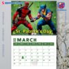 Deadpool And Wolverine Wall Hanging Calendar 2025-x Ckcix4R