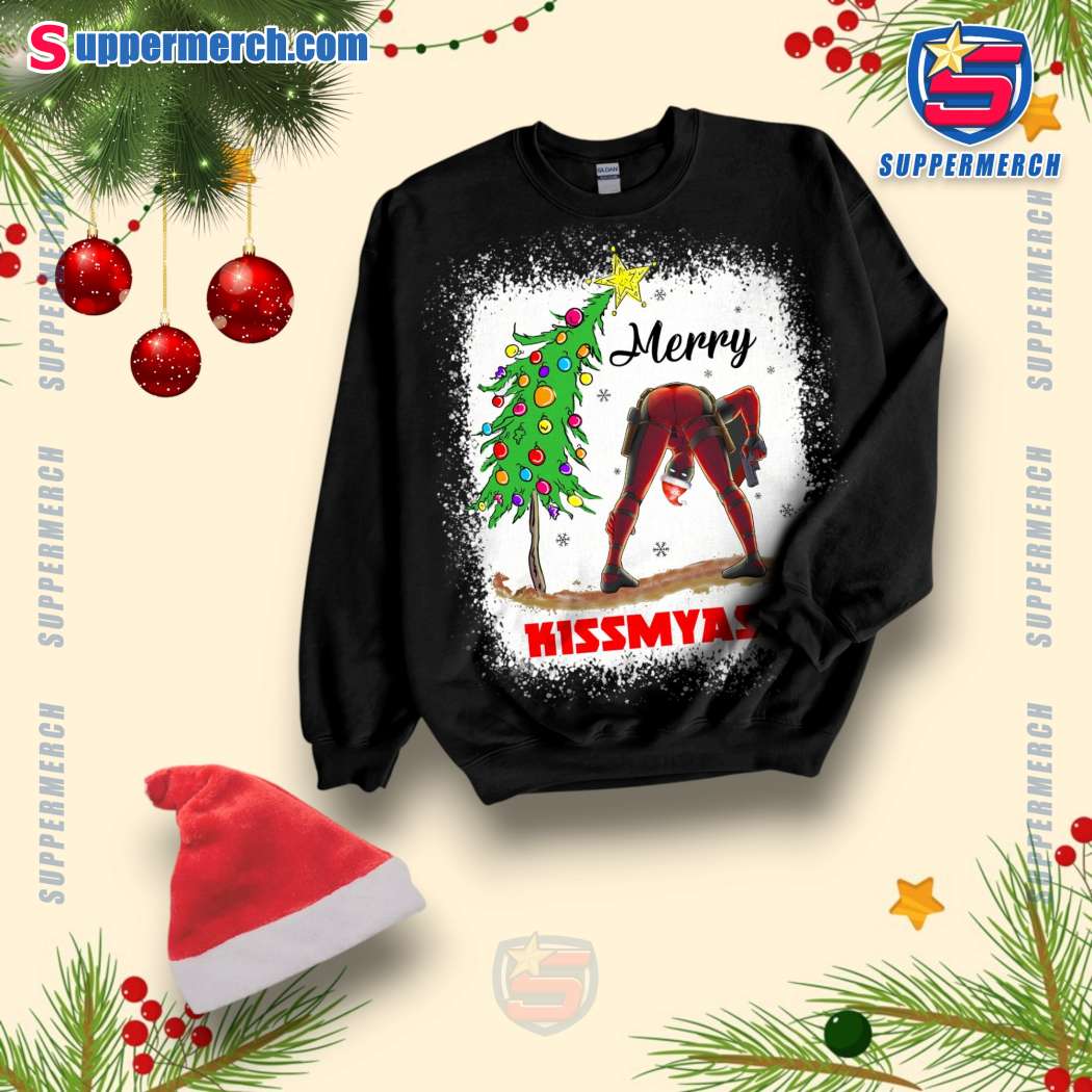 Deadpool Merry Kissmyass Christmas Pajamas Set-a C5puvIN