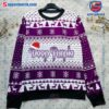 Deep Purple Logo With Christmas Hat Sweater For Fans-a k3xdh0f