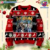 Def Leppard Band Cartoon Style Ugly Christmas Sweater-a 8ZKdnH7