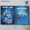 Detroit Lions Defend The Den 2025 Daily Planner-a 8HNni72