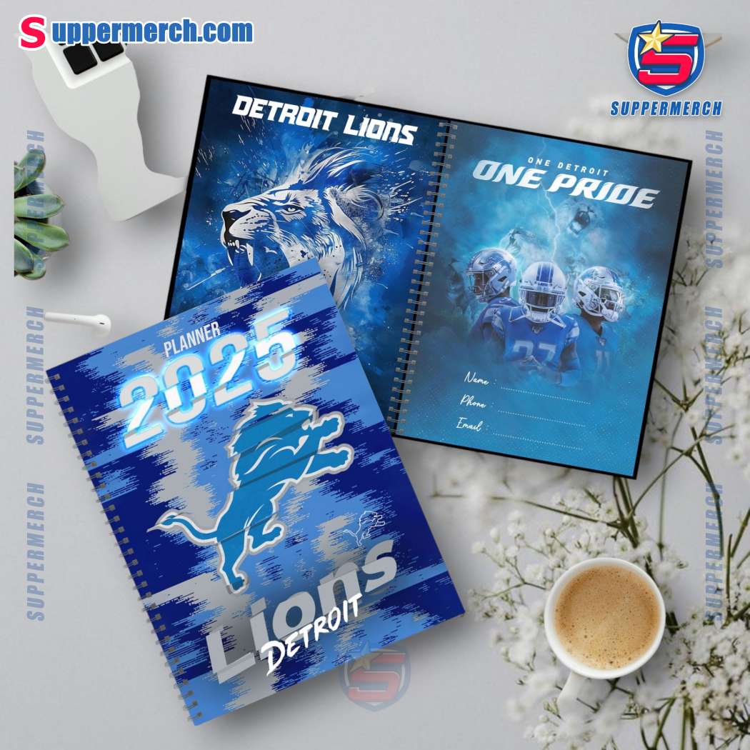 Detroit Lions Defend The Den 2025 Daily Planner-b 7aGOQiq