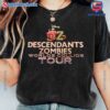 Disney Tour 2025 Descendantszombies Worlds Collide Tour T-shirt-a 03B4Dmc