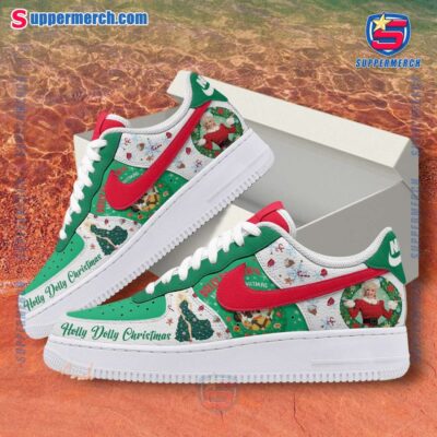 Dolly Parton Holly Dolly Christmas Holiday Air Force Shoes-a RqP3Kg6