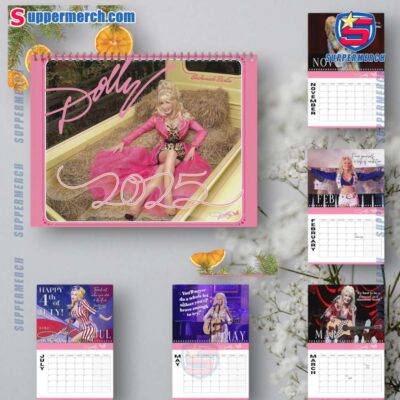 Dolly Parton Singer Wall Hanging Calendar 2025 s6VTmDI