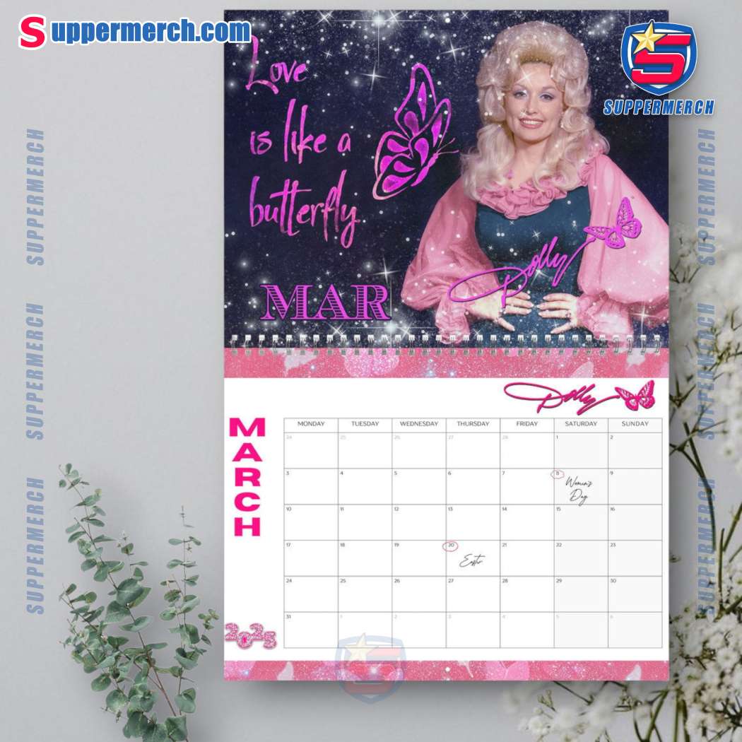 Dolly Parton Wall Hanging Calendar 2025-x kN4gIdi