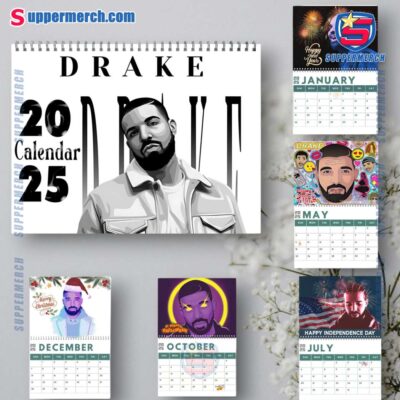 Drake Wall Hanging Calendar 2025 TGic9aU