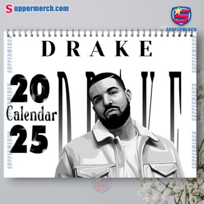 Drake Wall Hanging Calendar 2025-a DZTH6nP