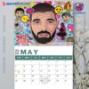 Drake Wall Hanging Calendar 2025-z S9eH5dO