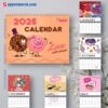 Dunkin' Donuts Wall Hanging Calendar 2025 QO237Kt