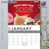 Dunkin' Donuts Wall Hanging Calendar 2025-a erROqbE