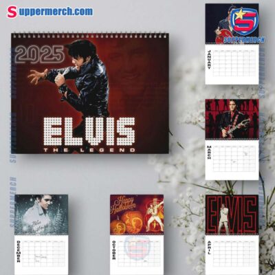 Elvis Presley Wall Hanging Calendar 2025 37ena2P