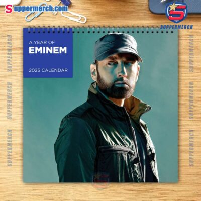Eminem Rapper Wall Hanging Calendar 2025-a OEinfFH