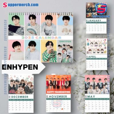 Enhypen Wall Hanging Calendar 2025 oR47fBw