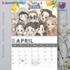 Exo Wall Hanging Calendar 2025-y xwd03v4